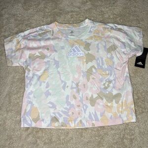 NWT Adidas Kids Pastel Camo T-Shirt